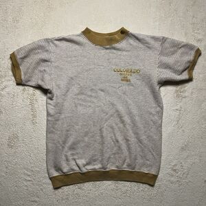 60s 70s Artex Striped Colorado School of Mines Tee Size M USA Vintage Ringer